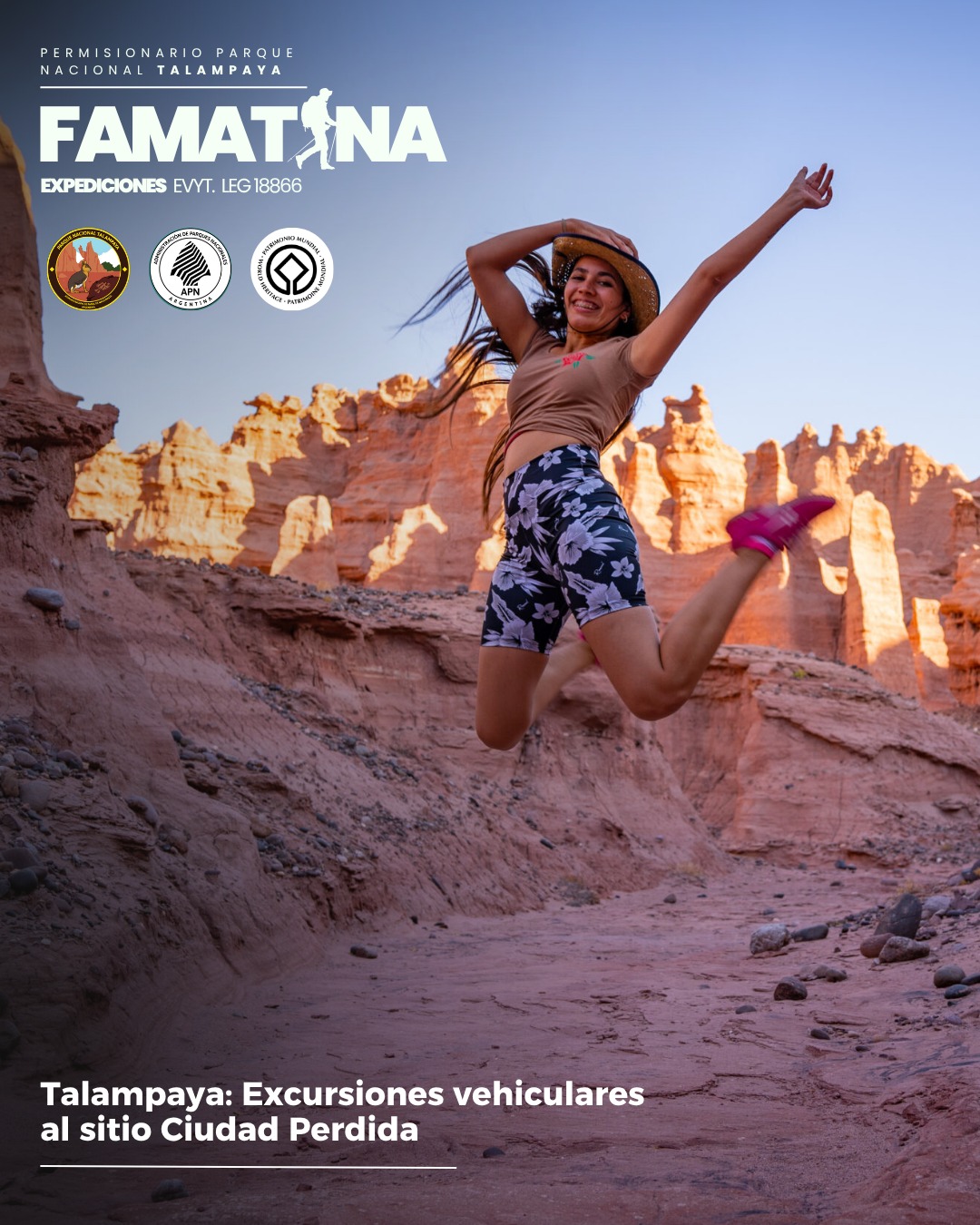 Excursión vehicular Ciudad Perdida Talampaya